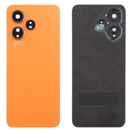 Celero 5G 2024 Orange Glass Back Cover with Camera Lens - 1