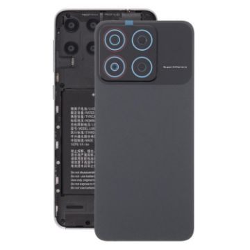 ZTE Blade A35 Z2453 Black Plastic Back Cover with Camera Lens Cover - 1