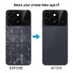 ZTE Blade A35 Z2453 Black Plastic Back Cover with Camera Lens Cover - 6