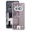 Nothing Phone 3a A059 Glass Back Cover with Camera Frame (White) - 1