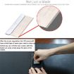 Orange Glue Remover Squeegee - Sticker Cleaner with Plastic Handle - 6