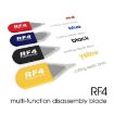 RF4 4pcs 0.1mm LCD Screen Opener Tools for Repair - 4