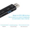 3 in 1 TF USB to Micro USB Type-C Card Reader OTG Adapter Black - 6