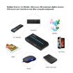 USB 3.0 Hub: 180 Rotating 4-Port Splitter, Folding (Black) - 6