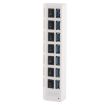 7 Port USB 3.0 Hub, 5Gbps, Plug & Play, Supports 1TB (White) - 2