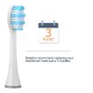 D903/D904 Brush Heads for Mornwel D01 (4-Pack, Black) - 4