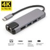 USB-C to 4K HDMI + RJ45 + USB 3.0/2.0 + PD 5-in-1 HUB Converter - 3