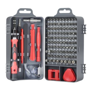 115 in 1 Precision Screwdriver Set for Phone & Computer Repair (Red) - 1