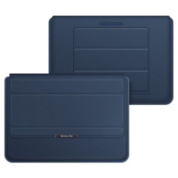 4 in 1 Laptop Holder & Waterproof Bag, Size: 15/16 inch (Dark Blue) - 1
