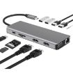 12-in-1 WS-04 Type-C Notebook Multi-function Docking Station - 1
