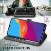 Ulefone Note 10 Blue Leather Case: Stand, Wallet, Card Slot & Lanyard - 4