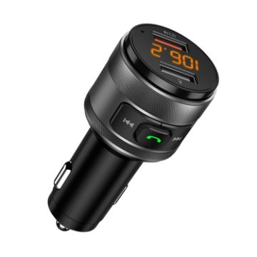 C57 QC3.0 Bluetooth 5.0 FM Transmitter & Fast Car Charger MP3 Player - 1