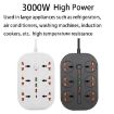T21 PD3.0+QC3.0 Multi Hole Plug 3000W High Power Socket EU White - 6
