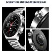 N58 IP67 1.28" Touchscreen Smart Watch - Leather Silver Finish - 4