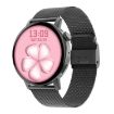 DT3 Mini Smart Watch 1.19" Steel Band Color Screen (Black) - 1