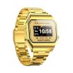 KW18 IP67 0.96" Gold Smart Watch with Steel Band and Color Screen - 2