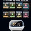 KW18 IP67 0.96" Gold Smart Watch with Steel Band and Color Screen - 6