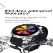 T3 IP68 Smart Watch 1.36" Color Screen Silicone Band (Black) - 4