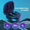 G10 TWS 5.2 True Stereo Bluetooth Game Earphone (White) - 5