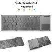 Ultra-thin Wireless Bluetooth Keyboard: B066S, Three Fold, Multi-function - 4