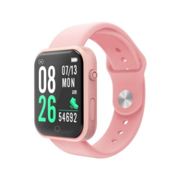 Pink 1.3" D20L IP67 Waterproof Smart Watch with Color Screen - 1