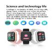 Pink 1.3" D20L IP67 Waterproof Smart Watch with Color Screen - 4