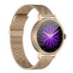 CF90 1.19" Gold Steel Watchband Smart Watch Color Screen - 3