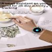 CF85 Gold 1.32" Color Screen Smart Watch with Steel Watchband - 4