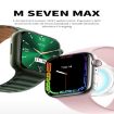 M SEVEN MAX 1.92" Black Smart Watch with Color Screen & Silicone Band - 3