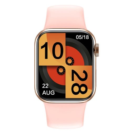 M SEVEN MAX 1.92" Smart Watch, Gold, Silicone Band, Color Screen - 1
