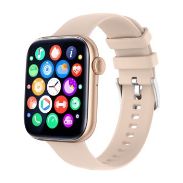Rose Gold P45 Smart Watch, 1.8" Screen, Heart & Blood Pressure Monitor - 1