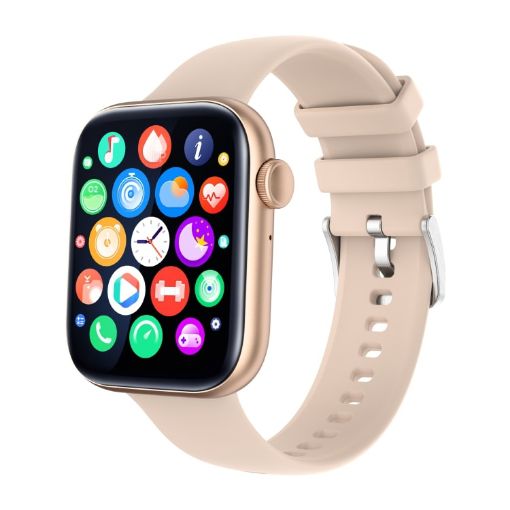 Rose Gold P45 Smart Watch, 1.8" Screen, Heart & Blood Pressure Monitor - 1
