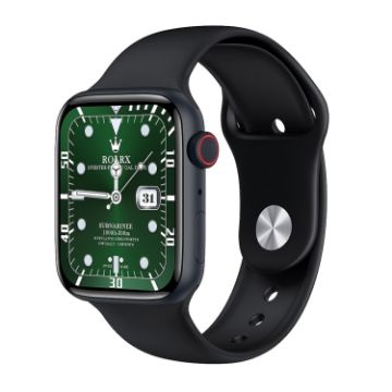 Ai7 Pro 1.92" Smart Watch, Heart Rate & Blood Pressure Monitor, Black - 1