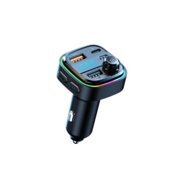 C26 Car Bluetooth Transmitter & Dual USB Charger Handsfree Audio Player - 1