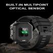 NX3 1.83" Smart Watch - Heart Rate & Blood Pressure Monitor, Green - 6