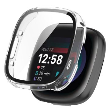 Fitbit Versa 4 PC+ Film Integrated Transparent Protective Case - 1