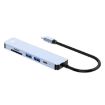 JUNSUNMAY 6 in 1 USB-C Hub: 4K HDMI, PD Charge, SD/TF Reader - 2