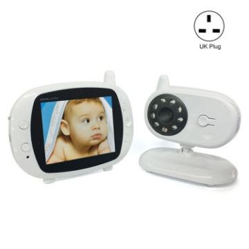 BM850 Wireless 3.5" Video Baby Monitor with Night Vision (UK Plug) - 1