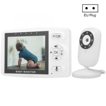 835P 3.5" Wireless Baby Monitor with IR Night Vision (EU Plug) - 1