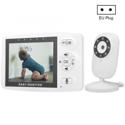 835P 3.5" Wireless Baby Monitor with IR Night Vision (EU Plug) - 1