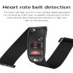 E600 Smart Watch 1.47" Heart Rate/BP Monitor Silicone Strap Black - 6