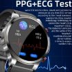 W11 1.32" Smart Watch, Heart Rate/Blood Pressure Monitor (Black) - 5