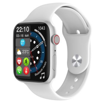 W38 1.9" Smart Watch, Heart Rate/Blood Pressure Monitor (White) - 1