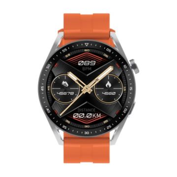 EC33 Pro Smart Watch: 1.48" Display, Heart Rate & BP Monitoring - Orange - 1