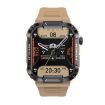 MK66 1.85" Yellow Smart Watch with Heart Rate/Blood Pressure Monitor - 2