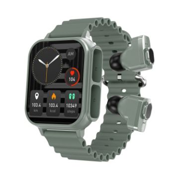 N22 1.96" Smart Watch, Heart/Blood Monitoring (Green) - 1