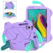 Shockproof Hard Case for Samsung Galaxy S5e 10.5 - Purple/Green - 1