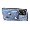 Huawei nova 14 Blue Wallet Phone Case with Knife and Kickstand - 3