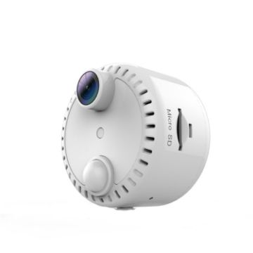 4K HD Night Vision WiFi Camera: Remote Phone & Home Monitor (White) - 1