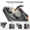 iPhone 15/15 Plus ENKAY 9H Rear Lens Tempered Glass (Black) - 4